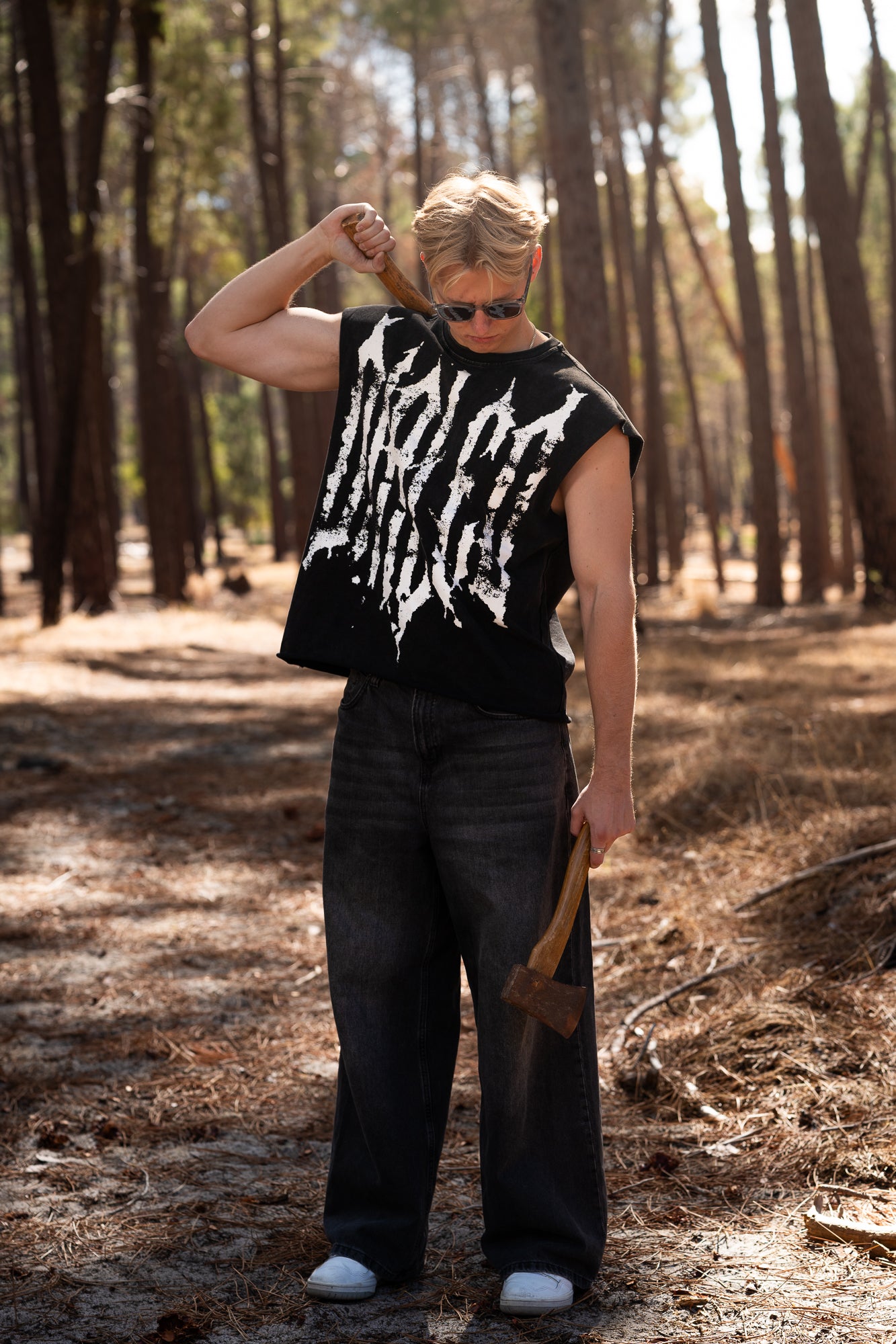 Agony Crop Cut Off Tank