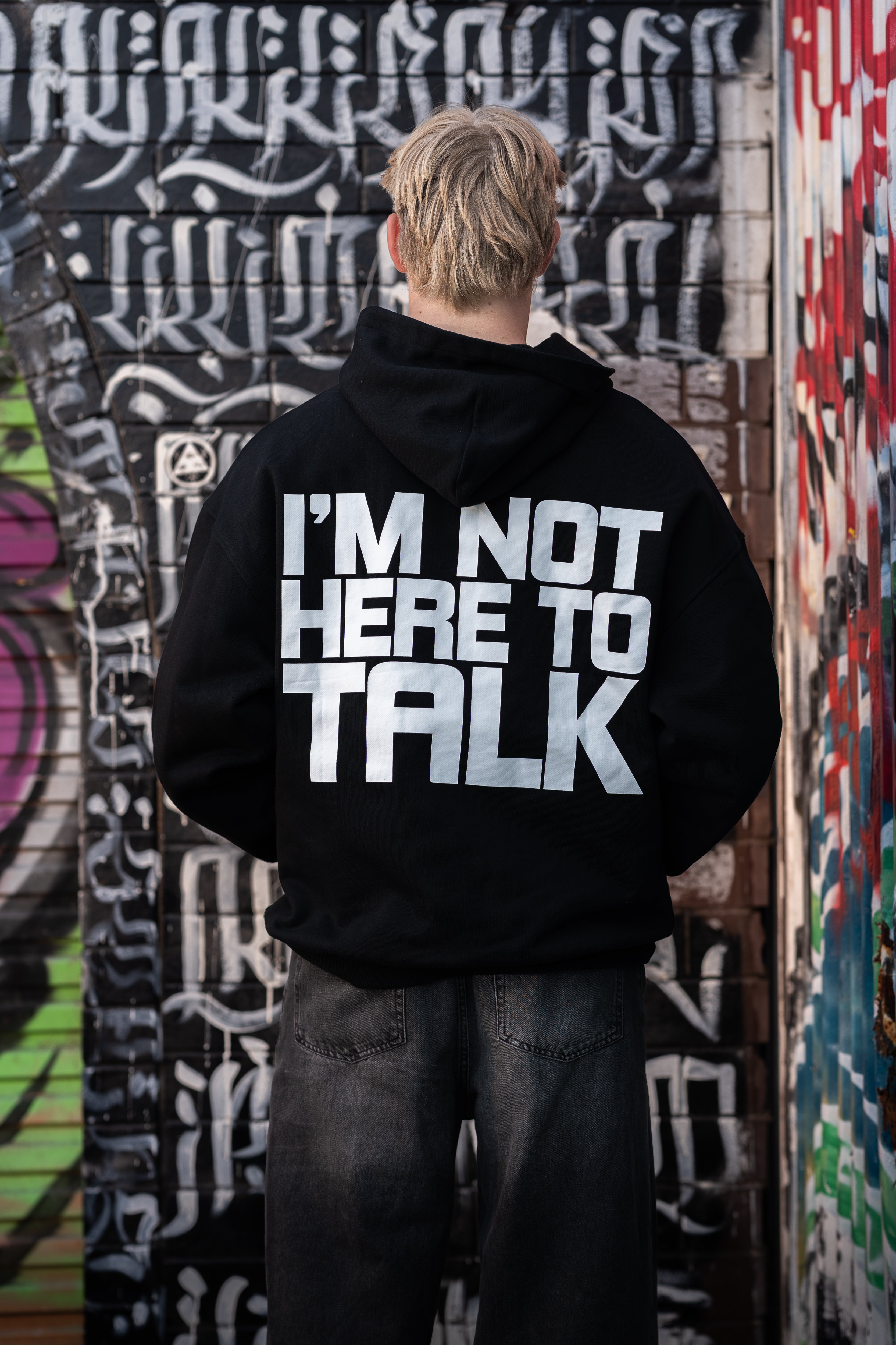 I’m Not Here to Talk Hoodie